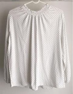 新品♡美品　ドット柄長袖シャツ^_^のサムネイル