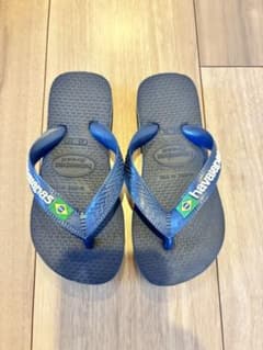 Havaianas キッズ　ビーチサンダル ネイビーのサムネイル