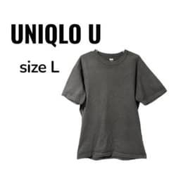 UNIQLO U クルーネックTシャツ ブラック Lのサムネイル