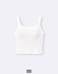 GU カップ付き　タンクトップ　ホワイトのサムネイル