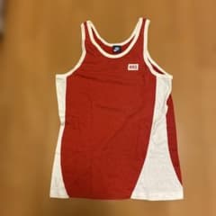 Nike 紺タグかまぼこタグ タンクトップ レッド/ホワイト - メルカリ