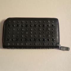 JIMMY CHOO CARNABY スタースタッズ ブラック 長財布のサムネイル