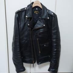 Buco j-24　ホースハイド ライダースジャケット 44のサムネイル