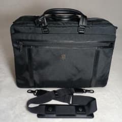 美品 ビクトリアノックス 3WAY ビジネスバッグ 2層 自立 A4 PC 黒 