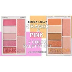 EMODA×JELLY 6月号付録　オレンジ&ピンク7色パレットセットのサムネイル