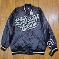 2001 Stussy Posse新宿チャプト限定Varsity Jacket 2001 Stussy Posse新宿チャプト限定Varsity Jacket - メルカリ