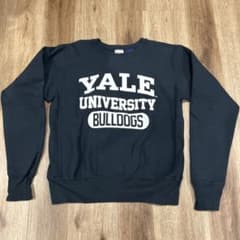 チャンピオン　リバースウィーブ　YALE　ネイビー　L アメリカ製　赤タグのサムネイル