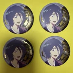 BLEACH 朽木ルキア 缶バッジ 4個ジュエル缶バッジ 箔押しカード セット
