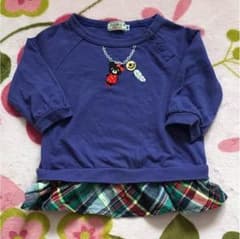 連休限定値下げ♡ミキハウス ダブルB チュニックのサムネイル