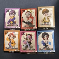 CRAZY RACCOON フィギュア6セット - メルカリ