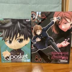 주술회전 쿠시자키노 장미 피겨 + 후시구로 메구미 Qposket 세트