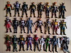 仮面ライダー ソフビ 25体 まとめ売り - メルカリ