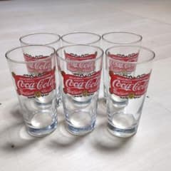 コカコーラ レトロデザイン グラス 6個セット - メルカリ