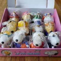 スヌーピー　SNOOPY　塩ビ　貯金箱のサムネイル