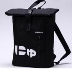 SANGACIO ブラック ロールトップバックパック新品未使用 - 5