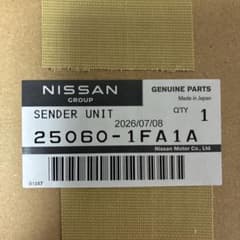 新品未使用】日産ノート 純正 SENDER UNIT 25060-1FA1A - メルカリ