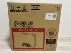 新品未使用未開封 リンナイ ガスファンヒーター 都市ガス　西部ガスのサムネイル