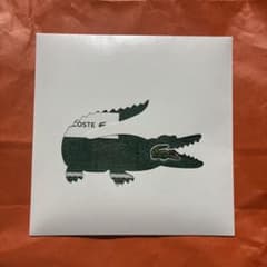 LACOSTE ラコステ ワニ柄 ハンカチ タオル グリーンのサムネイル