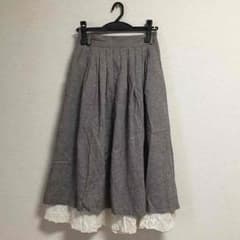 森ガール風ロングスカート 春物のサムネイル