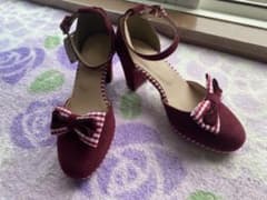 新品！axes femme ボリュームヒールパンプス ハイヒールのサムネイル