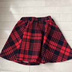 SHEIN チェック柄スカート 8Y