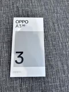 OPPOA3 5Gパープル未開封品シュリンク付きワイモバイルSIMフリーのサムネイル
