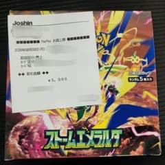 ポケモンカードゲーム ストームエメラルダ 未開封 シュリンク無し ぺりぺりありのサムネイル