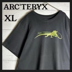 12【ヴィンテージ復刻】アークテリクス　リザードTシャツ　XL 希少デザイン　黒 12【ヴィンテージ復刻】アークテリクス リザードTシャツ XL 希少