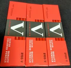 赤えんぴつ丸つけ　トンボ8900-V　赤鉛筆3ダース　しゅいろ