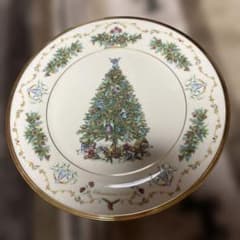 [新品・未使用] レノックス クリスマスプレート 2019 Lenox レノックス 2019 ホリデープレート スコットランド 2019 Trees
