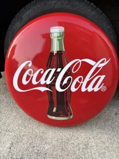 Coca-Cola ホーロー 丸型看板 - メルカリ