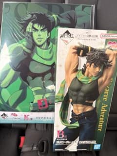 1番くじ ジョジョ ジョセフ・ジョースター フィギュア クリアポスター セットのサムネイル