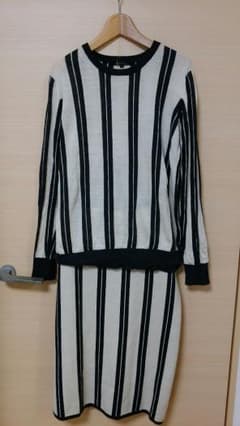 にこるん☆様専用　　23区大きいサイズ#ニットセットアップ#ツーピースのサムネイル