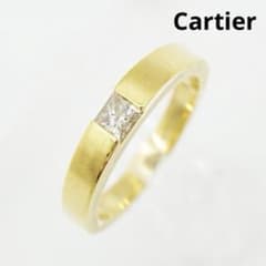 Cartier カルティエ/タンクリング/K18YG/#51/0.25ct Cartier カルティエ/タンクリング/K18YG/#51/0.25ct - メルカリ