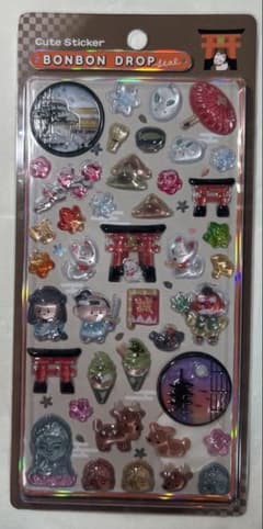新品!ボンボンドロップシール 【正規品】和柄 古都巡り クーリアのサムネイル