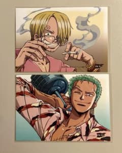 ワンピース サンジ＆ゾロ バースデーブロマイド