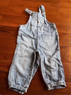 GAP デニム サロペット 12-18months ライトブルーのサムネイル