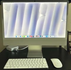 Apple iMac 24インチ 本体、キーボード、マウス付き - メルカリ