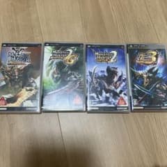 몬스터 헌터 PSP 소프트 4 개 세트
