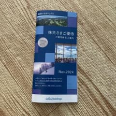 西武HD 株主優待チケットのサムネイル