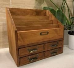 アンティーク風ノート収納棚 ハンドメイド - メルカリ