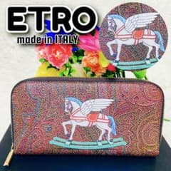 ETRO✨エトロ✨財布✨ペイズリー柄✨ペガサス✨木馬✨トイズ 