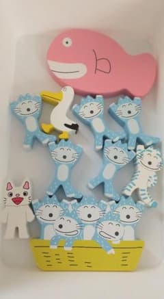 11ぴきのねことあほうどりつみきおまけノンタン☆定価7700円のサムネイル
