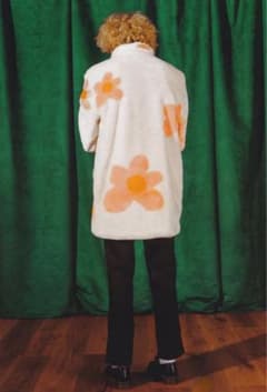 golf wang2018-19冬コート 花柄 ホワイト golf wang2018-19冬コート 花柄 ホワイト - メルカリ