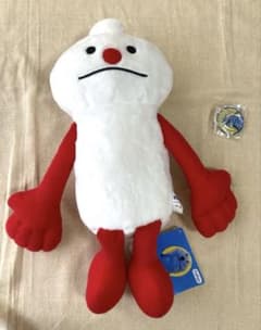 パペットスンスン HUGっとおすわりぬいぐるみ　ノンノン めじるしチャーム付きのサムネイル