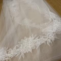 TREAT DRESSING ウェディングベール 花柄刺繍 80×250cm - メルカリ