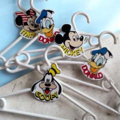 ヴィンテージ キッズ　ディズニー　雑貨　ハンガー 5個セットのサムネイル