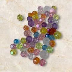 多色ファセットカットアクリルビーズのサムネイル