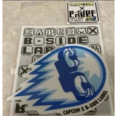 B SIDE LABEL 스티커 CAPCOM 스트리트 파이터 파동 주먹