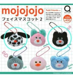신품 미개봉! mojojojo 페이스 마스코트 2 2 점 세트